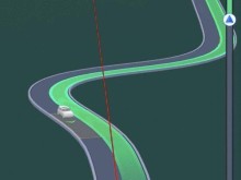 高德地图上线手机端的弯道会车预警功能：五一为用户出行护航！