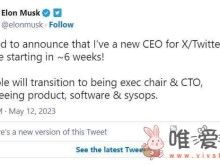马斯克宣布找到推特新CEO：网传美国有线电视网广告主管正洽谈出任！
