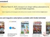 网传亚马逊宣布将于2023年9月4日停止Kindle Newsstand服务！