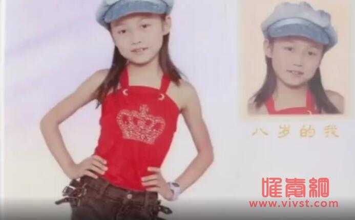 刘雨昕长发照片也非常好看，她小时候的照片也找到了！