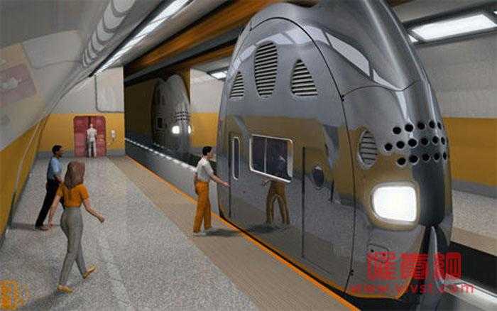 中国未来1000公里时速高铁揭秘，未来高铁将实现不停站乘客照样上下车概念