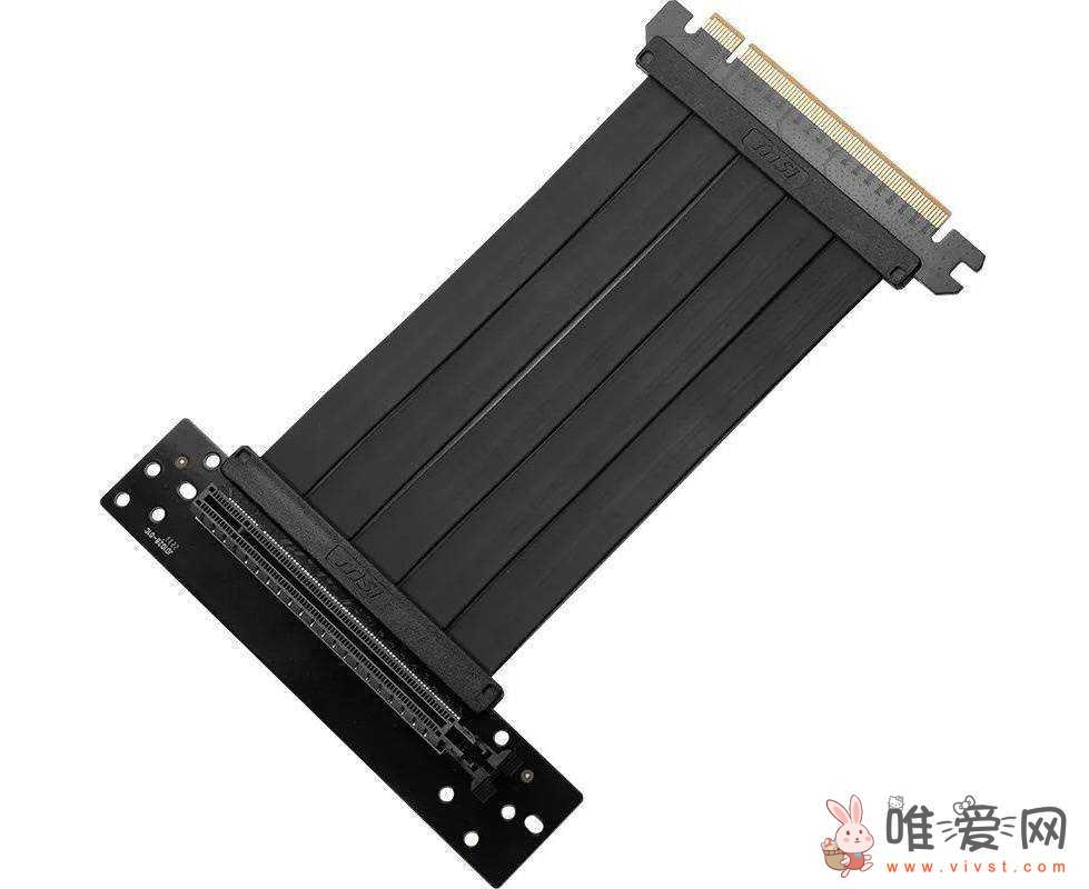 微星今日发布显卡专用延长线？支持PCIe 4.0全速运行！