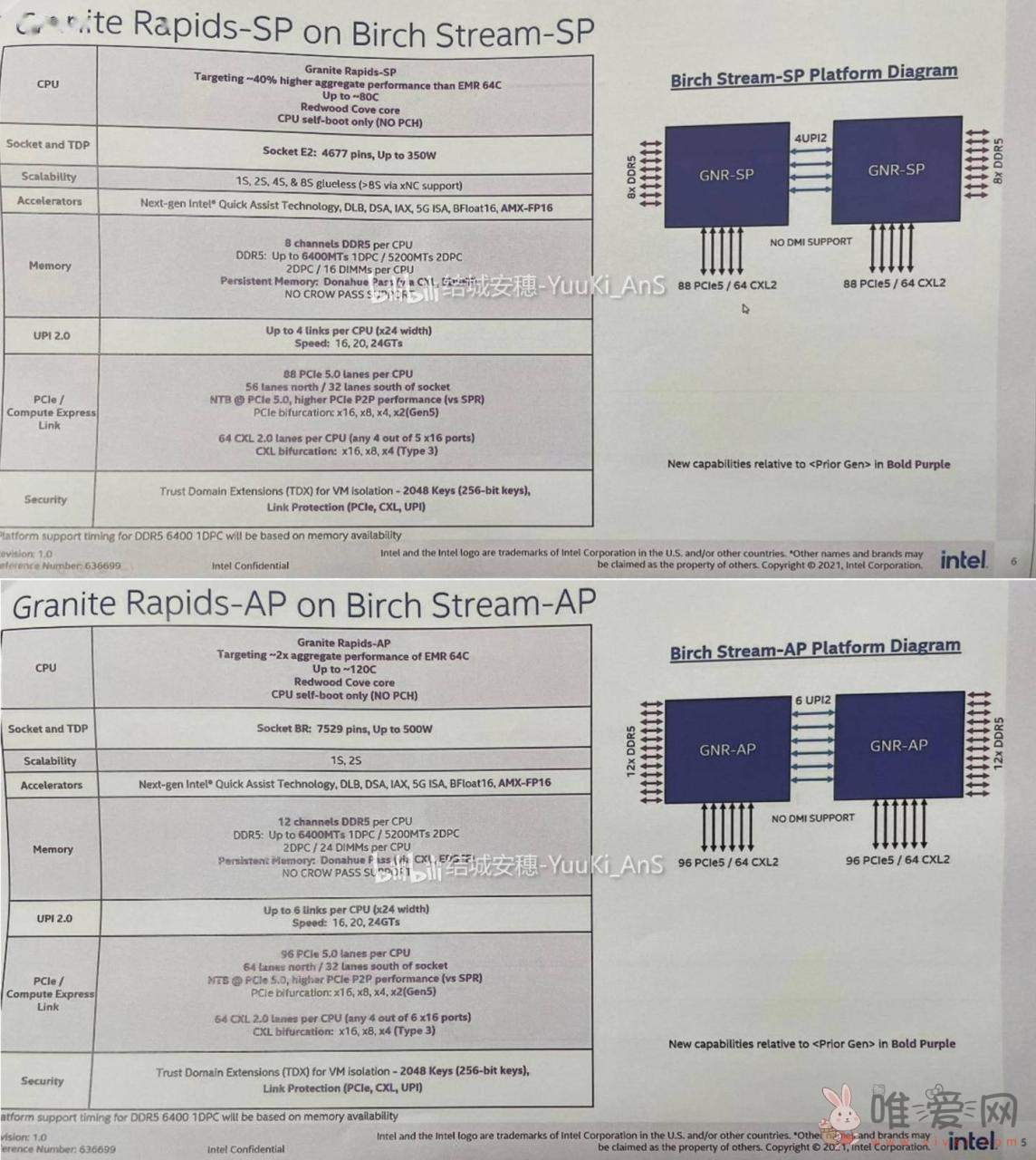 英特尔Birch Stream平台细节曝光：拥有80个以上核心，性能最高提升40%？