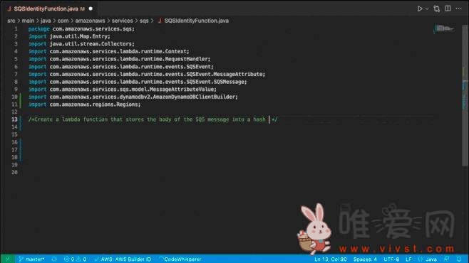 亚马逊宣布AI编程服务CodeWhisperer现已上线：支持为shell编写代码！