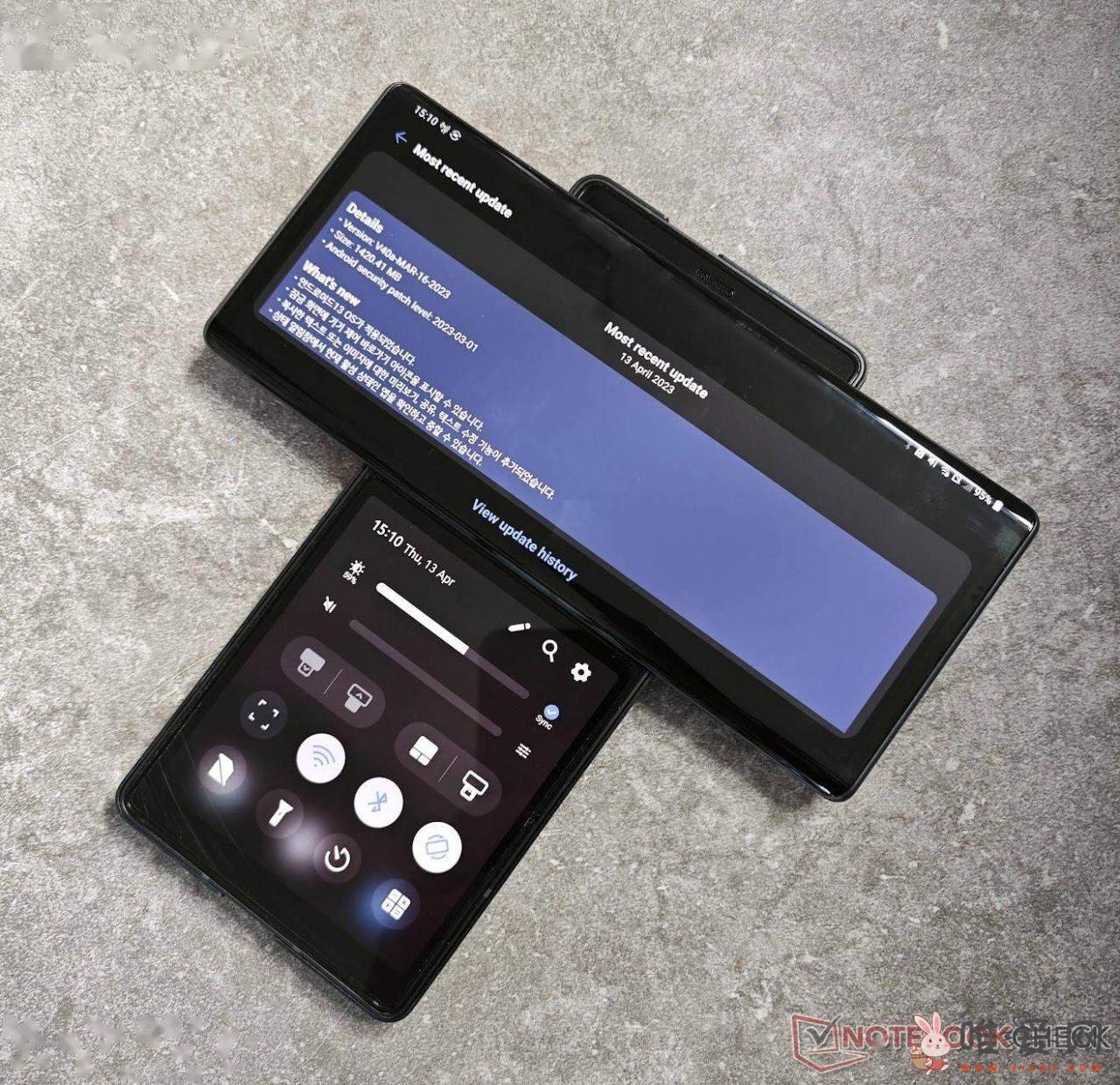 LG Wing手机推送安卓13更新：锁屏界面显示设备控制快捷图标等！