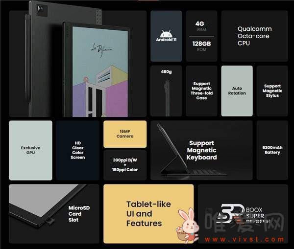 文石新款Tab Ultra C墨水平板国行版计划于5月5日正式发布！售价为599.99 美元