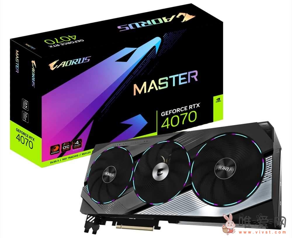 技嘉超级雕RTX 4070 MASTER显卡发布：官方建议零售价为5699元！