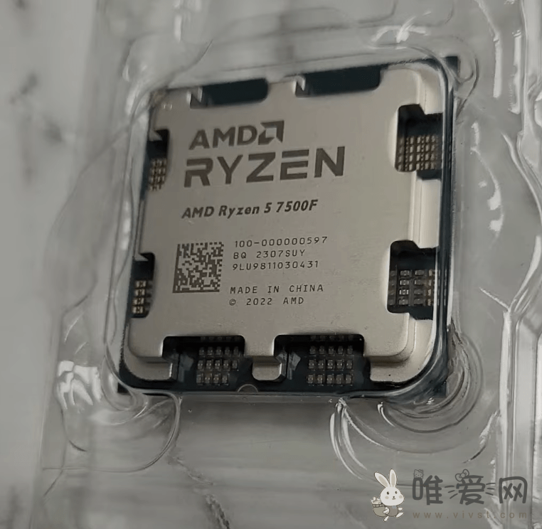 韩国零售商发布AMD锐龙5 7500F处理器上手视频：或将于本周五上市！