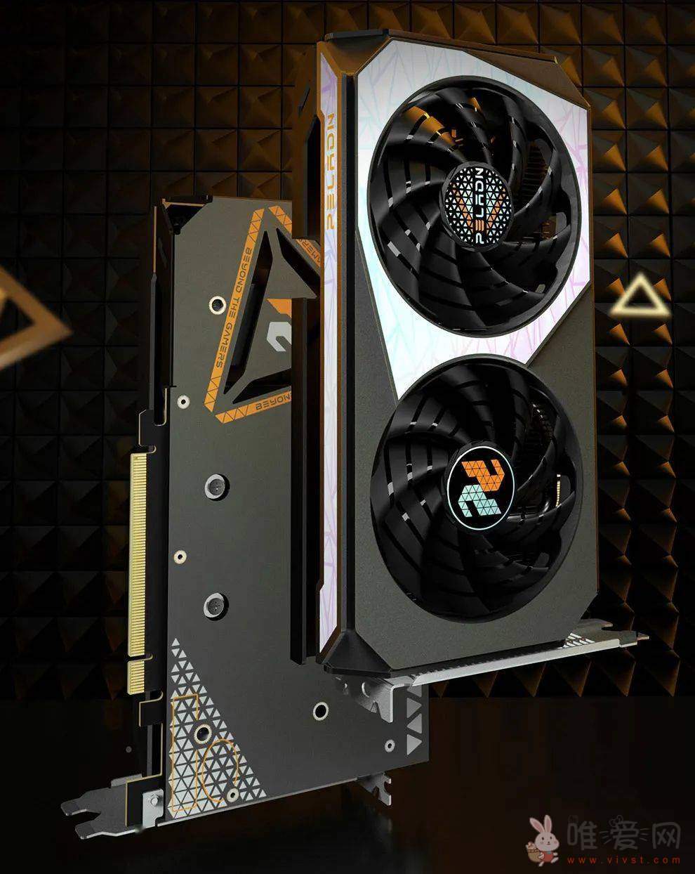 磐镭RX 6500 XT 8G版显卡亮相：定位于适配1080p中高画质游戏！