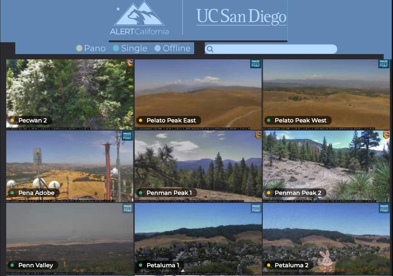 美国加州利用AI监测野火：1032 个摄像头联网扫描森林异常！
