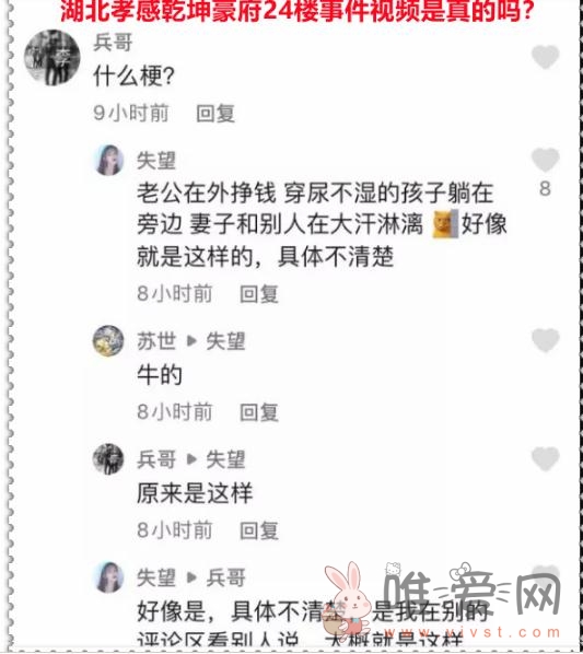 湖北孝感乾坤豪府24楼事件视频是什么梗？乾坤豪府2402摇篮曲？